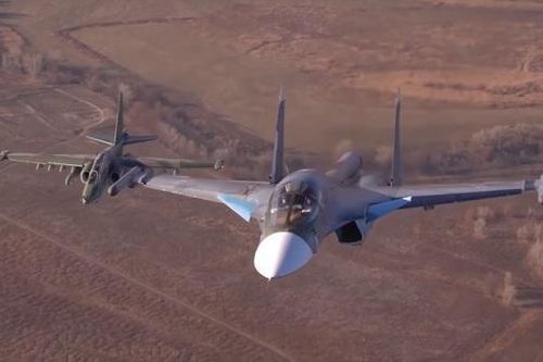 Phòng không Ukraine tuyên bố bắn hạ cả cặp 'xe tăng bay' Su-25 và Su-34 của Nga
