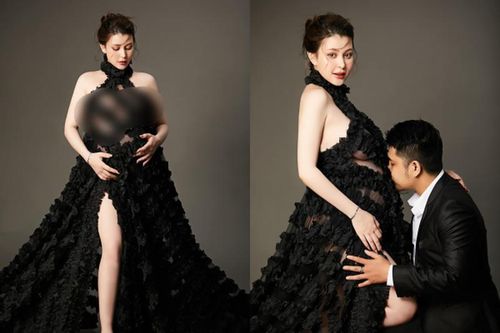 'Bông hồng lai' khoe ảnh xịn xò miễn bàn dù bụng bầu 'vượt mặt'