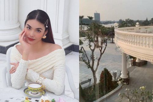 Biệt thự view sông, lộng lẫy như cung điện của Lan Khuê và chồng đại gia
