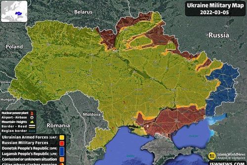 Chiến sự Nga-Ukraine: Sau 10 ngày, Nga kiểm soát 20% lãnh thổ Ukraine