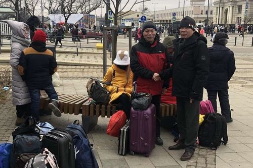 ĐSQ Việt Nam và kiều bào tại Ba Lan tích cực hỗ trợ công dân sơ tán từ Ukraine