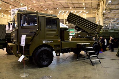 Pháo phản lực phóng loạt BM-21UM Berest của Ukraine khiến Nga lo ngại