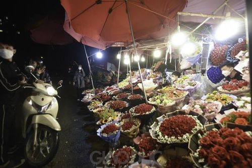 Chợ hoa lớn nhất Hà Nội đìu hiu trước ngày 8/3