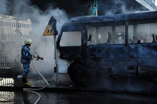 Syria: Tấn công xe buýt khiến hàng chục binh sỹ thiệt mạng