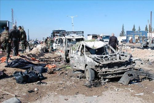 Syria: Tấn công xe buýt khiến 13 binh sĩ thiệt mạng