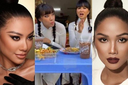 H'Hen Niê và Kim Duyên cùng diện tóc thắt bím nhưng lại bị fan trêu giống... búp bê ma Annabelle