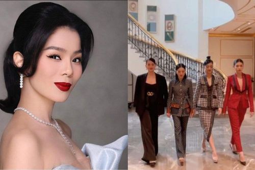 Lệ Quyên thả dáng bên các nàng hậu: Thần thái đỉnh cao, catwalk đầy tự tin