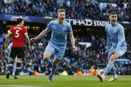 De Bruyne tỏa sáng, Man City nhấn chìm Man Utd