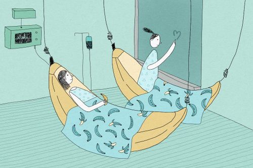 Phi vụ đổi đồ ăn của chị em tôi ở bệnh viện