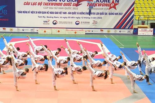 Gần 1.000 vận động viên tham gia Giải Vô địch các Câu lạc bộ Taekwondo quốc gia