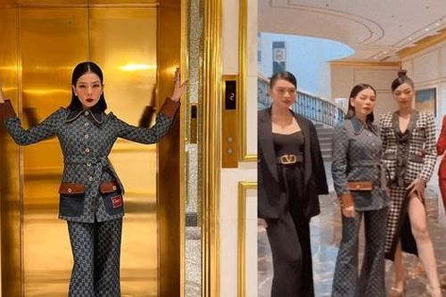 Lệ Quyên 'đọ dáng' sang chảnh cùng Tiểu Vy và các Á hậu