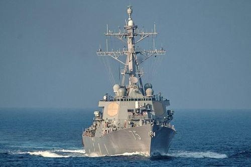 Tàu khu trục tên lửa của Hải quân Mỹ tiến vào Biển Baltic