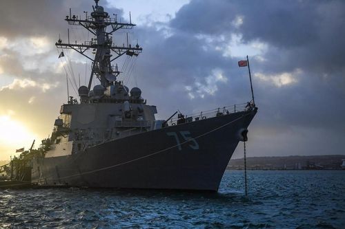 Tàu khu trục tên lửa của Hải quân Mỹ tiến vào Biển Baltic
