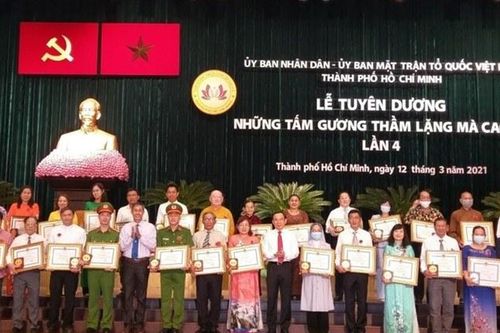 TP Hồ Chí Minh: Xét chọn, giới thiệu 'Những tấm gương thầm lặng mà cao cả' lần thứ 5