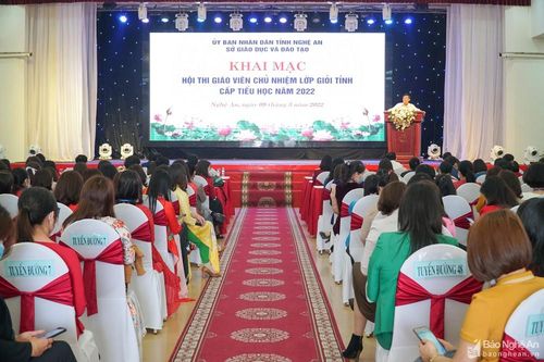 Gần 300 giáo viên tham dự hội thi giáo viên chủ nhiệm giỏi cấp tiểu học năm 2022