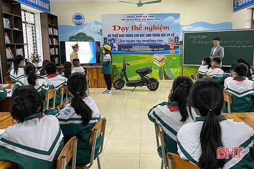 9 giáo viên, học sinh Hà Tĩnh vào vòng chung kết Cuộc thi 'An toàn giao thông cho nụ cười ngày mai'
