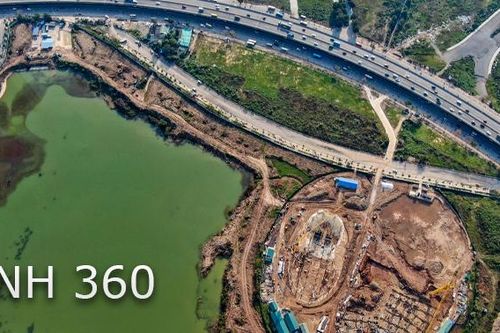 Toàn cảnh công trường xây dựng Cung thiếu nhi 1.300 tỷ đồng tại Hà Nội