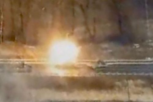 Ukraine tung clip 'phục kích và tiêu diệt đoàn xe tăng Nga'