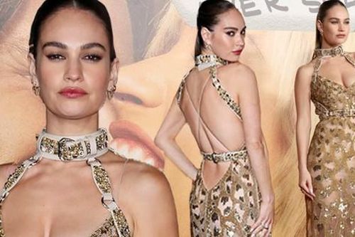 'Lọ Lem' Lily James sexy hết nấc với đầm xuyên thấu 'quên' nội y