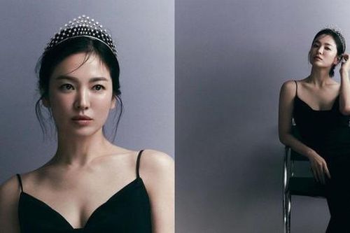 Song Hye Kyo đội vương miện sang chảnh, thềm ngực sexy gây 'bão' mạng