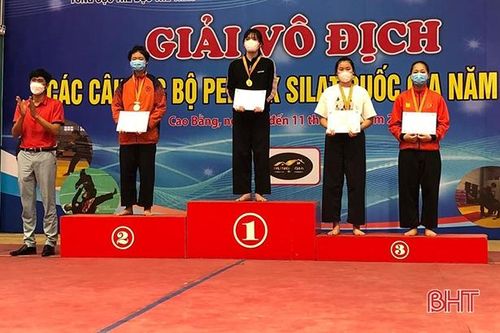 Hà Tĩnh giành 9 huy chương tại Giải Vô địch các CLB Pencak Silat quốc gia