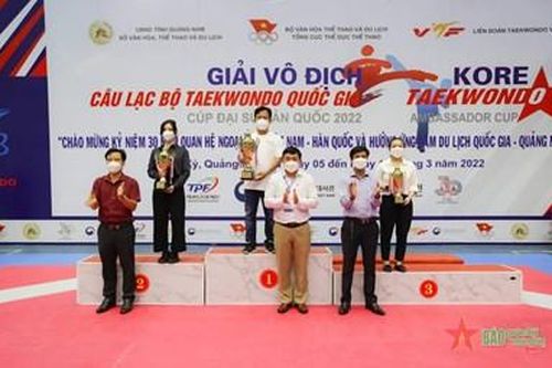 TP Hồ Chí Minh thống trị giải Taekwondo các câu lạc bộ quốc gia 2022