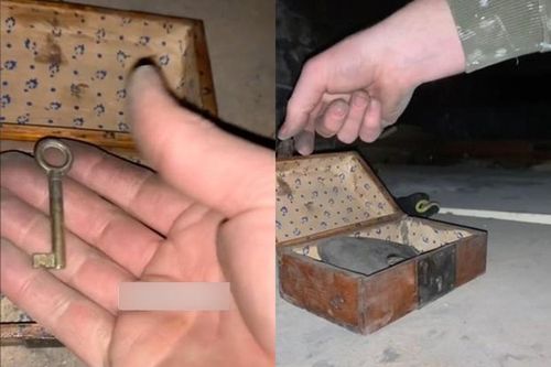 Sửa nhà tìm được chiếc hộp bí ẩn, chàng trai kinh hãi khi mở ra