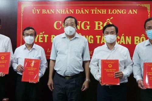 Long An điều động, bổ nhiệm nhiều cán bộ chủ chốt