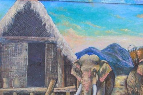 Cận cảnh con đường bích họa buôn Tây Nguyên độc đáo tại Đắk Lắk