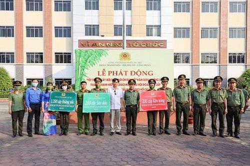 Cần Thơ: Lực lượng Công an hưởng ứng Tết trồng cây năm 2022