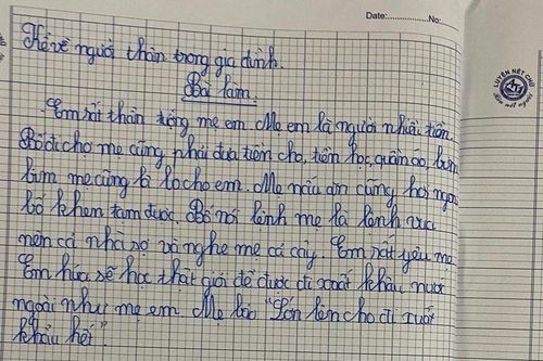 Xuất hiện bài văn TẢ MẸ khiến các bà vợ chia sẻ như vũ bão, bố đọc xong run cầm cập: Mất mặt trụ cột gia đình quá!