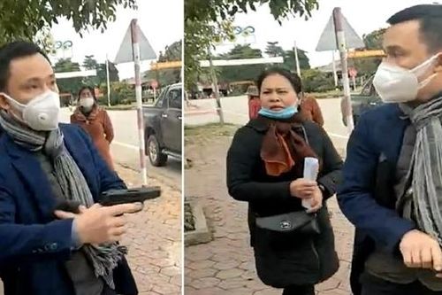 Điều tra đối tượng rút súng thị uy tại văn phòng công chứng