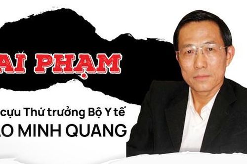 Loạt sai phạm của cựu Thứ trưởng Bộ Y tế Cao Minh Quang