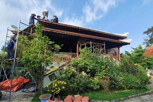 Thừa Thiên - Huế: Tháo dỡ 'biệt phủ' trái phép trên đất nông nghiệp