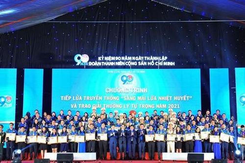 Trung ương Đoàn công bố 94 cán bộ Đoàn nhận giải thưởng Lý Tự Trọng năm 2022