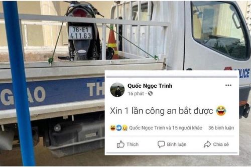 Thanh niên chơi ngông lên Facebook 'xin một lần Công an bắt được' và cái kết