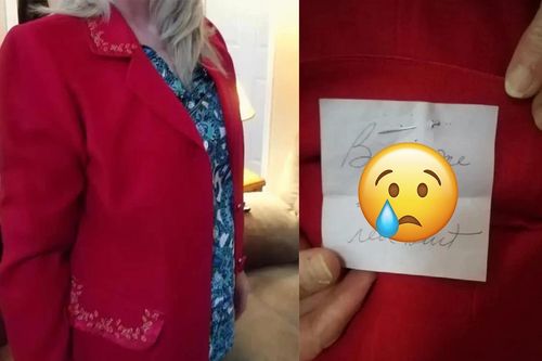 Mua chiếc áo cũ, cô gái phát hiện mẩu giấy để lại lời nhắn vừa đáng sợ vừa buồn