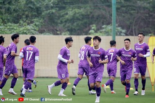 Tuyển Việt Nam tập luyện, chuẩn bị cho vòng loại World Cup