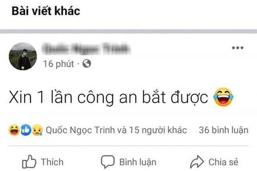 Quảng Ngãi: Thanh niên 'lên facebook xin công an bắt' được toại nguyện