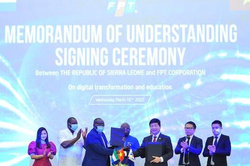 FPT hỗ trợ Chính phủ Sierra Leone đào tạo nguồn nhân lực số chất lượng cao