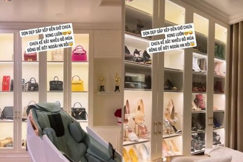 'Lóa mắt' tủ đồ hiệu trong biệt thự triệu đô của Lệ Quyên