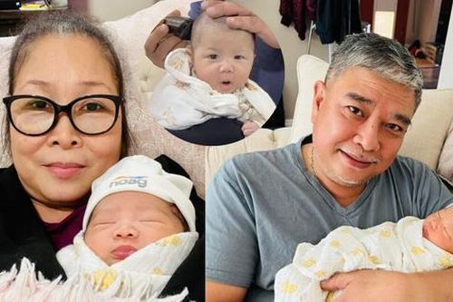 NSND Hồng Vân 'tan chảy' khi cháu ngoại 6 tuần tuổi đã biết làm hành động này