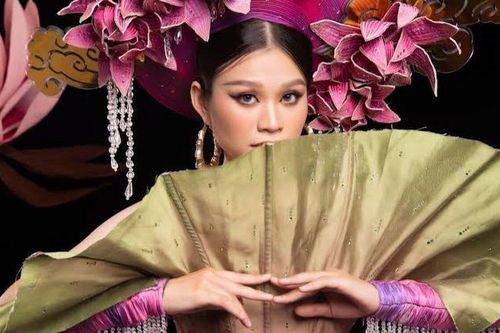 Trần Hoài Phương lọt Top 10 trang phục sinh thái tại Miss Eco 2022