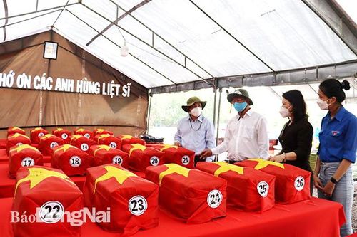 Tìm thêm được 2 bộ hài cốt liệt sĩ tại Phước An