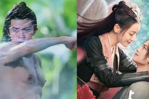 'Tình màn ảnh' của Địch Lệ Nhiệt Ba gây tranh cãi vì dùng cơ bắp 'fake'