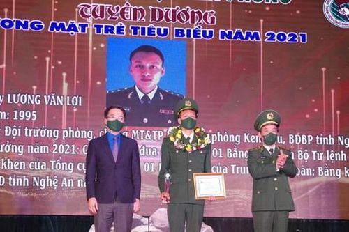 Tôn vinh Gương mặt trẻ tiêu biểu Bộ đội Biên phòng 2021