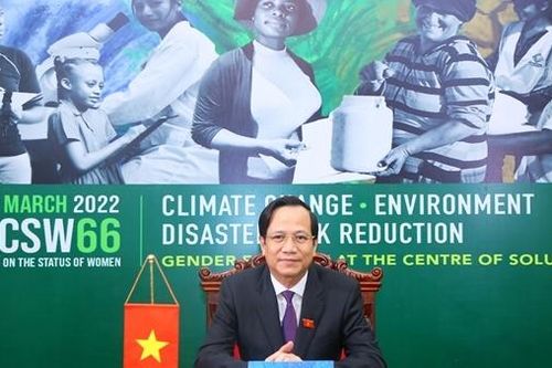 Việt Nam cam kết mạnh mẽ trong ứng phó với biến đổi khí hậu và bình đẳng giới