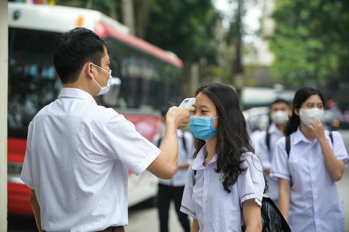 Hà Nội: Quận, huyện chủ động quyết định cho học sinh lớp 7-12 trở lại trường