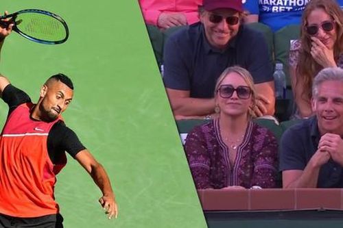 Bực bội vì thua Nadal, Kyrgios trút giận lên ngôi sao Hollywood