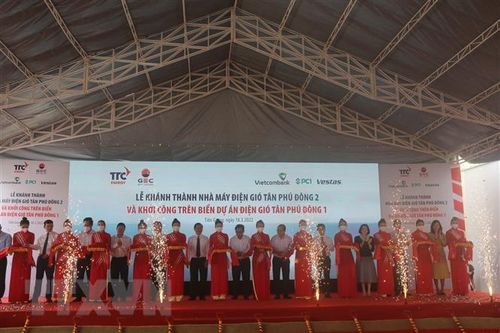 Tiền Giang đưa vào sử dụng Nhà máy Điện gió Tân Phú Đông 2